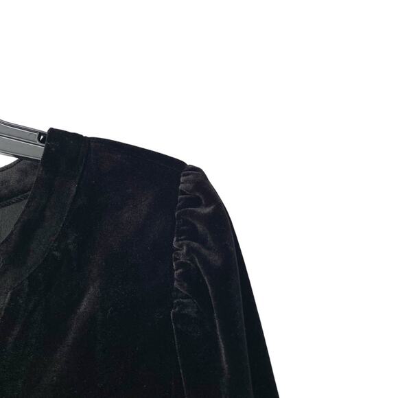 Pomander Place by Tuckernuck Kenzo Black Velvet Dress size large - Picture 8 of 13